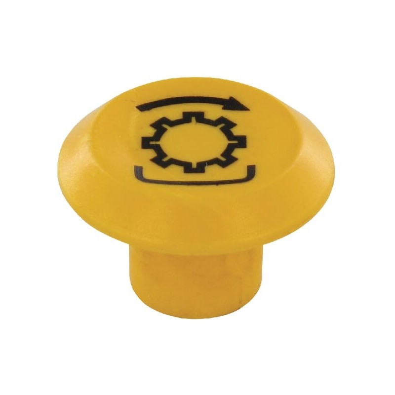 Emblem, PTO, round, yellow - 11316640PN Emblem, PTO, round, yellow - 11316640PN