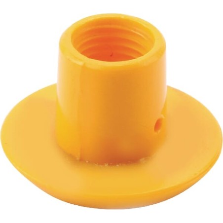 Emblem, Air conditioning, round, yellow - 11316630PN