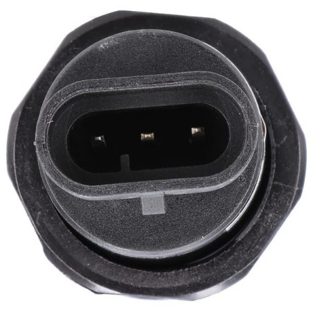 Push switch, PTO, round, yellow - 11801001PN