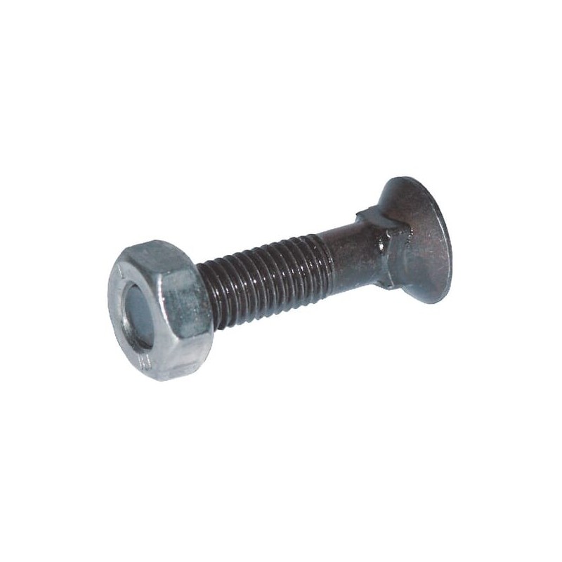 Bolt and nut M11x50, round countersunk square neck - 1150VK