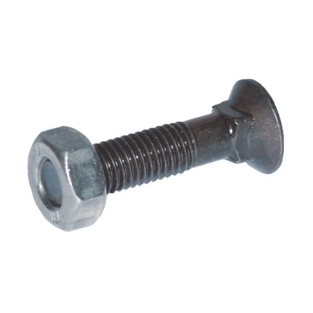 Bolt and nut M11x50, round countersunk square neck - 1150VK