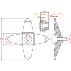 Plastic scraper - 120000050N