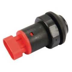 Push switch, - cylinder, round, black - 11908006PN
