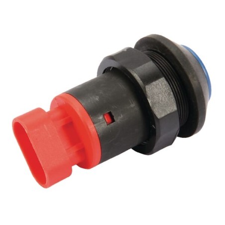 Push switch, Lift and lower, round, blue - 11908007PN