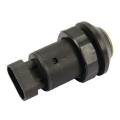 Push switch, Pull cylinder, round, green - 11908004PN