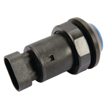 Push switch, Lift and lower, round, blue - 11903004PN