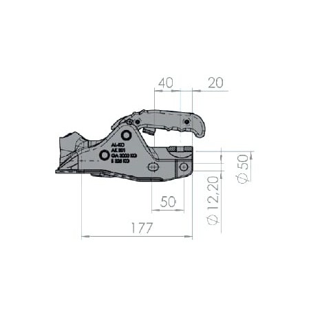 Kugelkupplung PROFI V Typ AK - 1221746