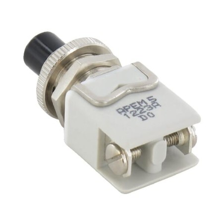 Push switch, 12mm screw, MOM - 1223A2