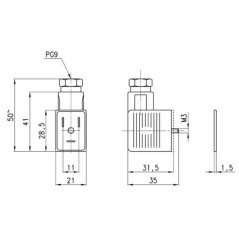 Connector type 122 230V - 122703