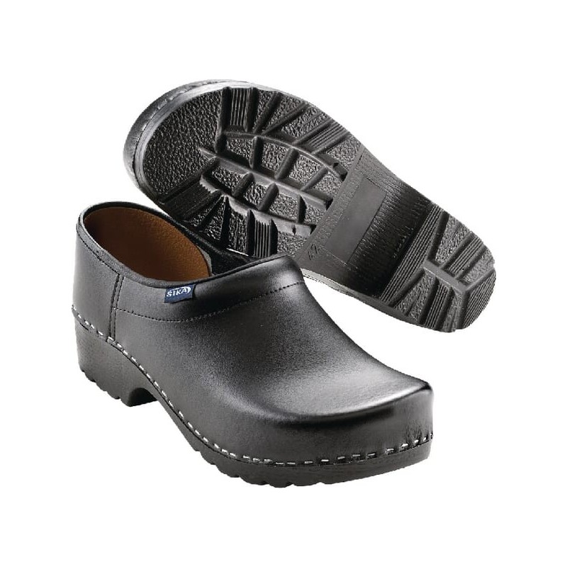 Clogs black size 13 Traditional 124 Sika - 124B48