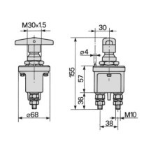13001000 Cobo, Battery current disconnectors 