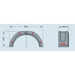 PVC mudguard - 1258170