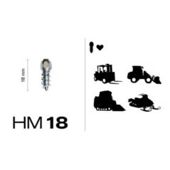 Maxi-Grip 18 mm karbid 100szt. - 1268950018