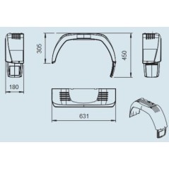 1258853 AL-KO, Fenders 
