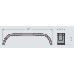 PVC mudguard - 1257123
