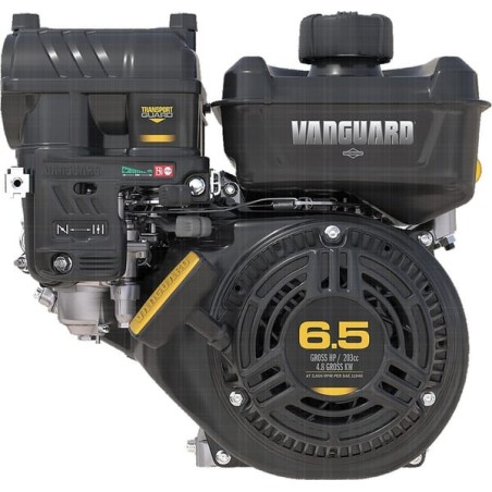 Engine, horizontal, 6.5 HP, Vanguard, Briggs Stratton - 12V3320007F1