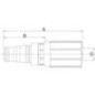 Insert Quick-Lok DN20 - 12G12MQLH