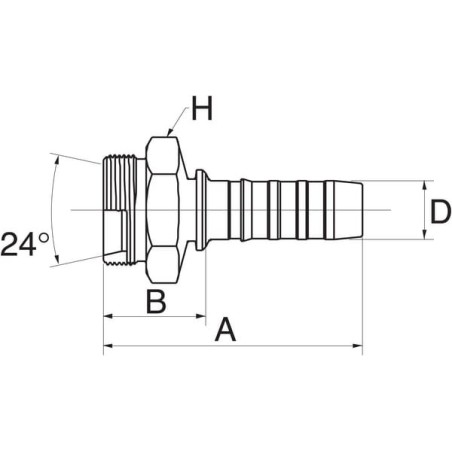 Insert DN20-M36x1.5 - 12GS27MFG