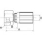 Insert DN20-M36x1.5 - 12G27FFGX
