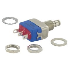 Push switch mini SPDT on-mom 6 - 13435