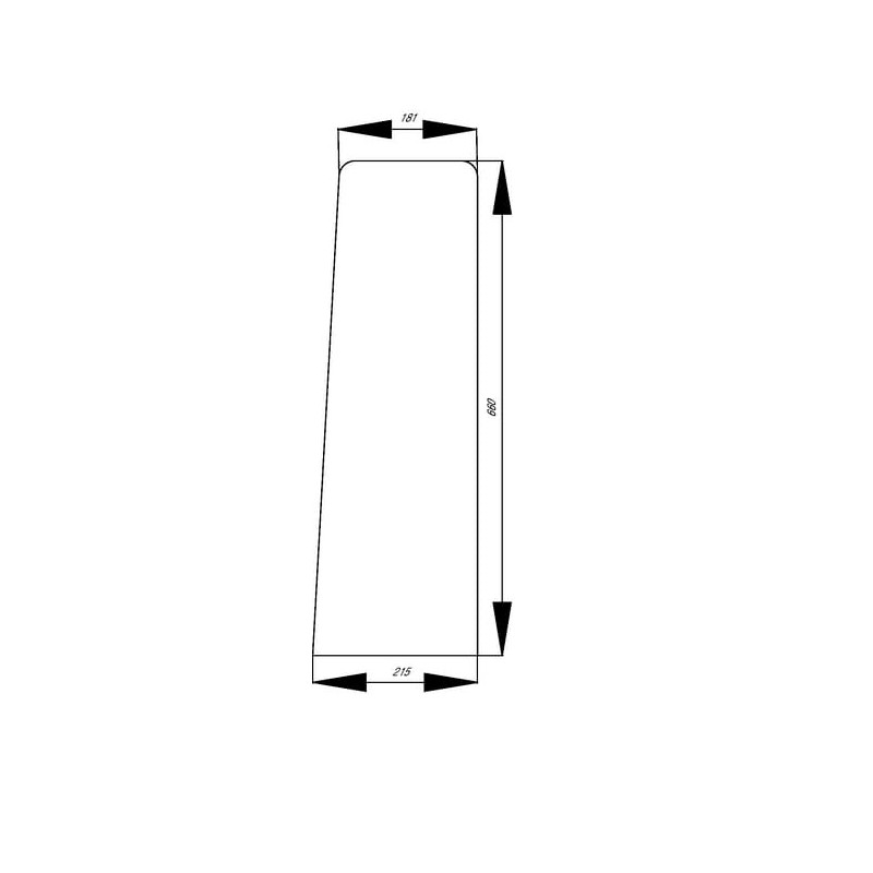 Windscreen lower - 134571002N Windscreen lower - 134571002N