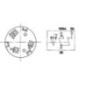 Ignition switch 0-1-2, Cobo - 14160000 Ignition switch 0-1-2, Cobo - 14160000