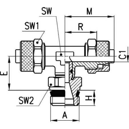 T-push-on fitting - 14316418