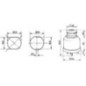 Ignition switch 0-1-2, Cobo - 14174000 Ignition switch 0-1-2, Cobo - 14174000