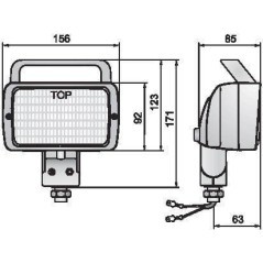 Lampa robocza, LPR3.21362 - 1400630055