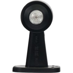 Lampa obrysowa LED, prawa, 12/24V czerwona/przezroczysta, przykręcana Waś - 1400300030