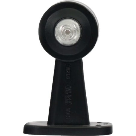 Lampa obrysowa LED, prawa, 12/24V czerwona/przezroczysta, przykręcana Waś - 1400300030