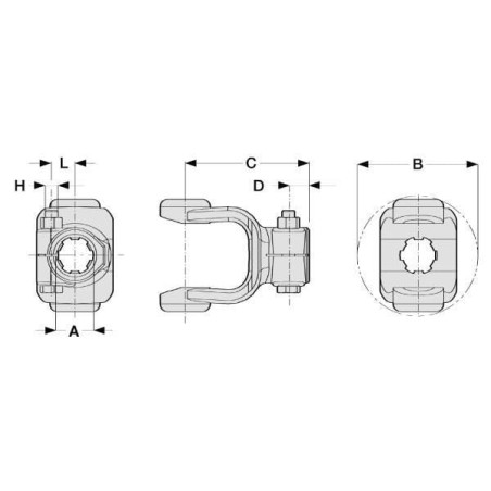 Gabel 1 3/4 Z20 - 141026083