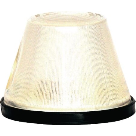 Lampa obrysowa okrągła, 12/24V przezroczysta/biała, przykręcana Waś - 1400690100
