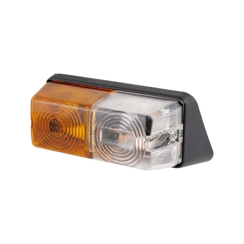 Direction and position light LH, front, rectangular, white/amber, bolt on, Promot - 1400691200 Direction and position light LH, front, rectangular, white/amber, bolt on, Promot - 1400691200