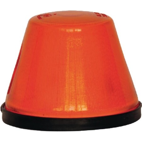 Lampa obrysowa okrągła, 12/24V pomarańczowa, przykręcana Waś - 1400690120
