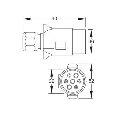 Wtyczka 7-pin - 1409901
