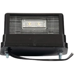 Lampa oświetlenia tablicy rejestracyjnej LED, prostokątna, przezroczysta 12/24V przykręcana Waś - 1400300453