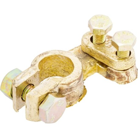 Battery brass terminal, negative - 1445200115