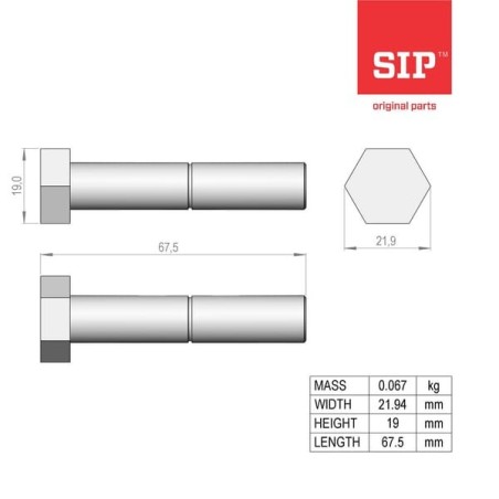 Screw M12x60 - 150373303