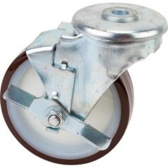 Caster wheel swivel with brake - 15002KR