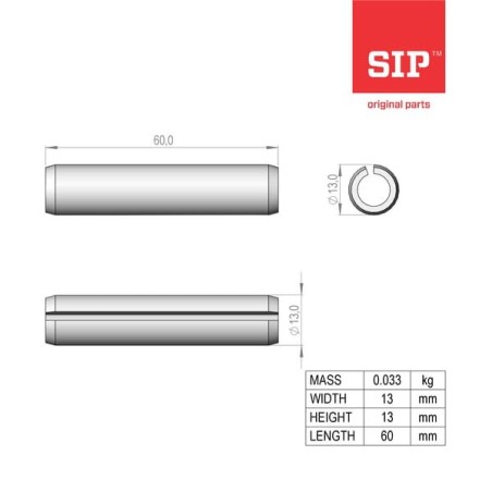Spannstift 13x60 - 150192605