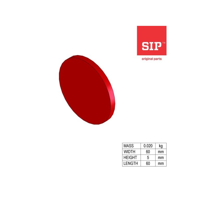 Hinterer Reflektor D60 rot - 150328700 Hinterer Reflektor D60 rot - 150328700