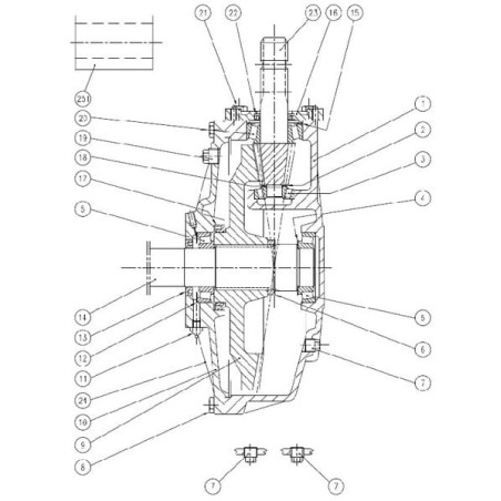 Getriebe L-154-A 7.751 - 15480200