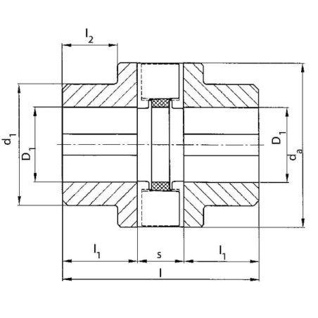 Kupplung VP-70, DVP-170 - 1580010900