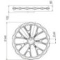 Roll ring end 55cm - 15787