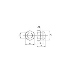 Hutmutter M16 Edelstahl-A2 - 158716RVSP010