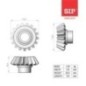 Pinion - 155259105 Pinion - 155259105