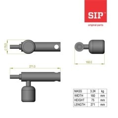Steering cylinder - 155091900B