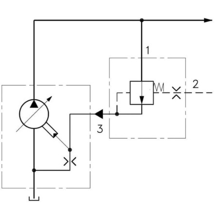 LS compensation valve PVFC - 158H805500