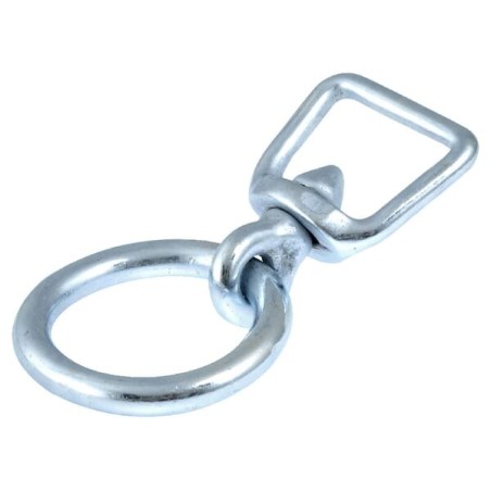Snap hook galv with ring for Vendsyssel collar - 1628201004